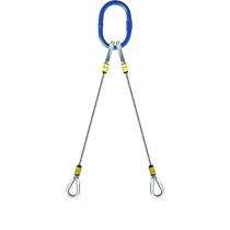USHA MARTIN 3 m Thimble and Thimble Wire Rope Sling 0.8 ton_0