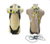 Honeywell Polyester Full Body Double Rope Scaffold Hook Safety Harness Standard_0
