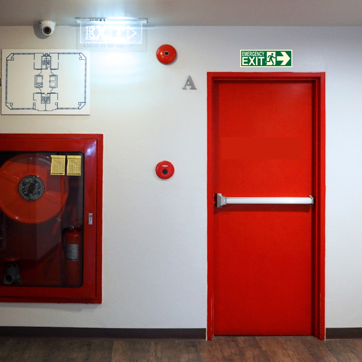 Being Safe Direction Signages 100 x 300 mm Adhesive and Wall Mount Photoluminescent & Sunboard 3m_1