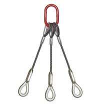 USHA MARTIN 3 m Thimble and Thimble Wire Rope Sling 4 ton_0