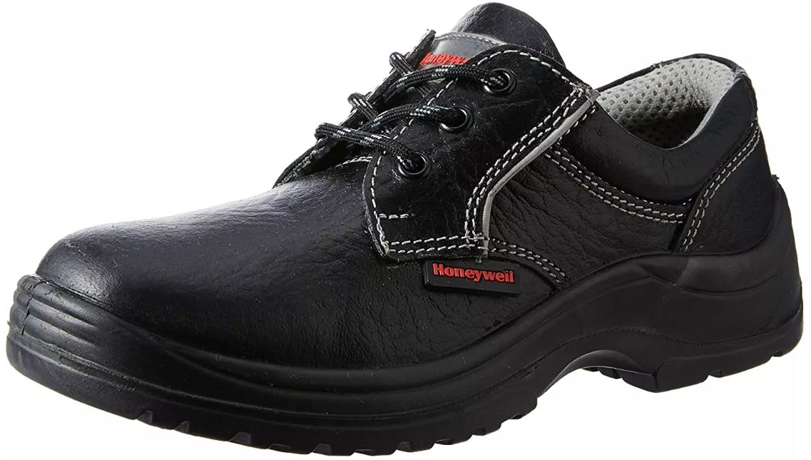 IMPACT by Honeywell HS100X Leather Steel Toe Safety Shoes Black_1