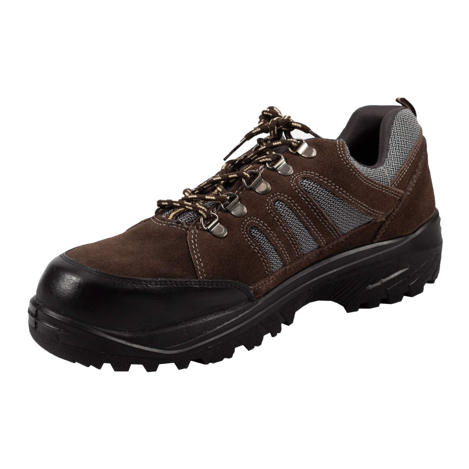 IMPACT by Honeywell HSP100X Suede Leather Rubber Toe Safety Shoes Brown_3