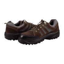 Honeywell HSP100X Suede Leather Rubber Toe Safety Shoes Brown_0