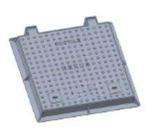 NEXUS Solid Top Manhole Cover Ductile Iron Epoxy Painted 450 x 450 mm_0