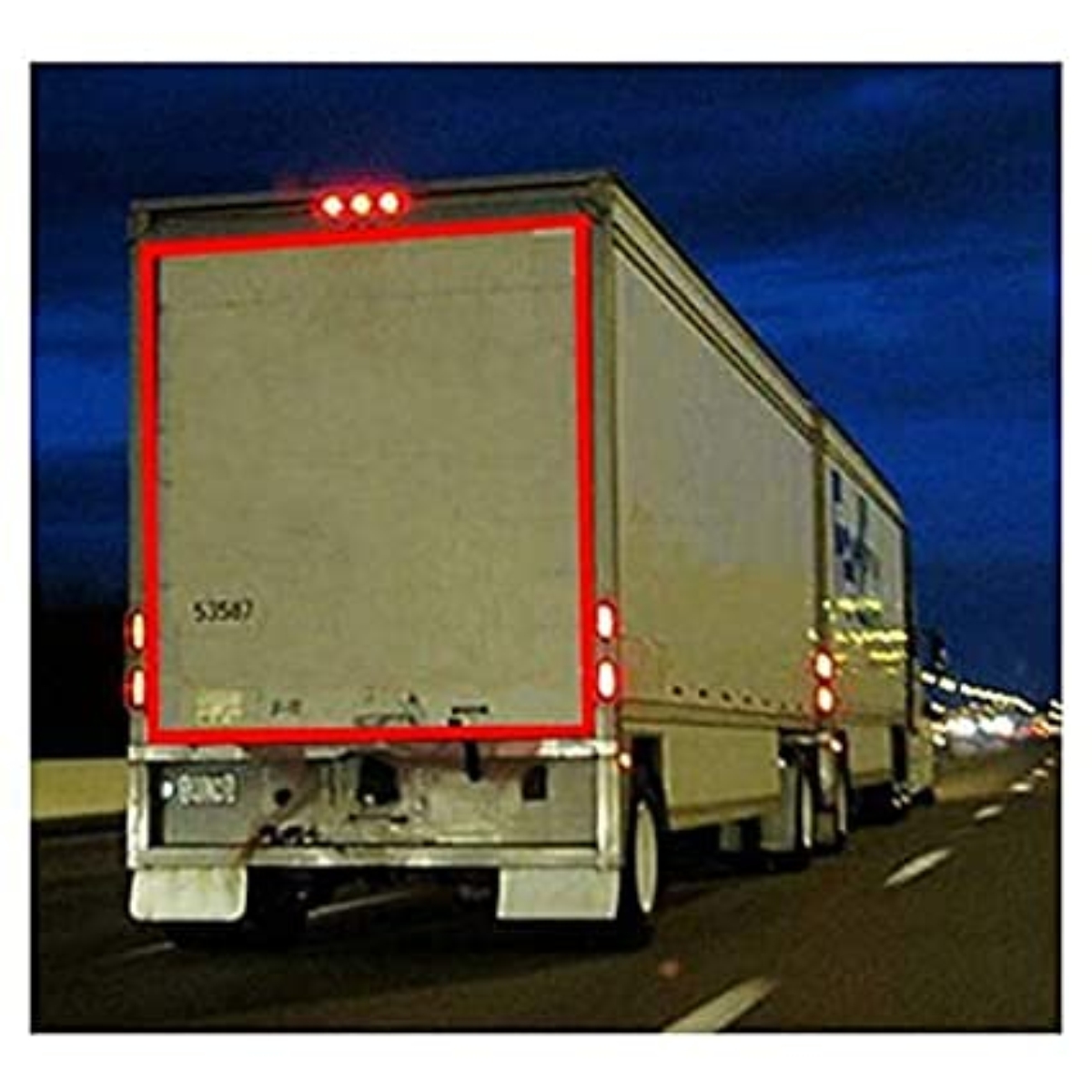 3M Microprismatic Marking Retro Reflective Tapes Red_3