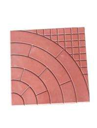 COSMOS Pie 300 x 300 mm Red Matt Chequered Tile_0