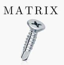 MATRIX Phillips CSK Head Self Drilling Screw Stainless Steel Polished_0