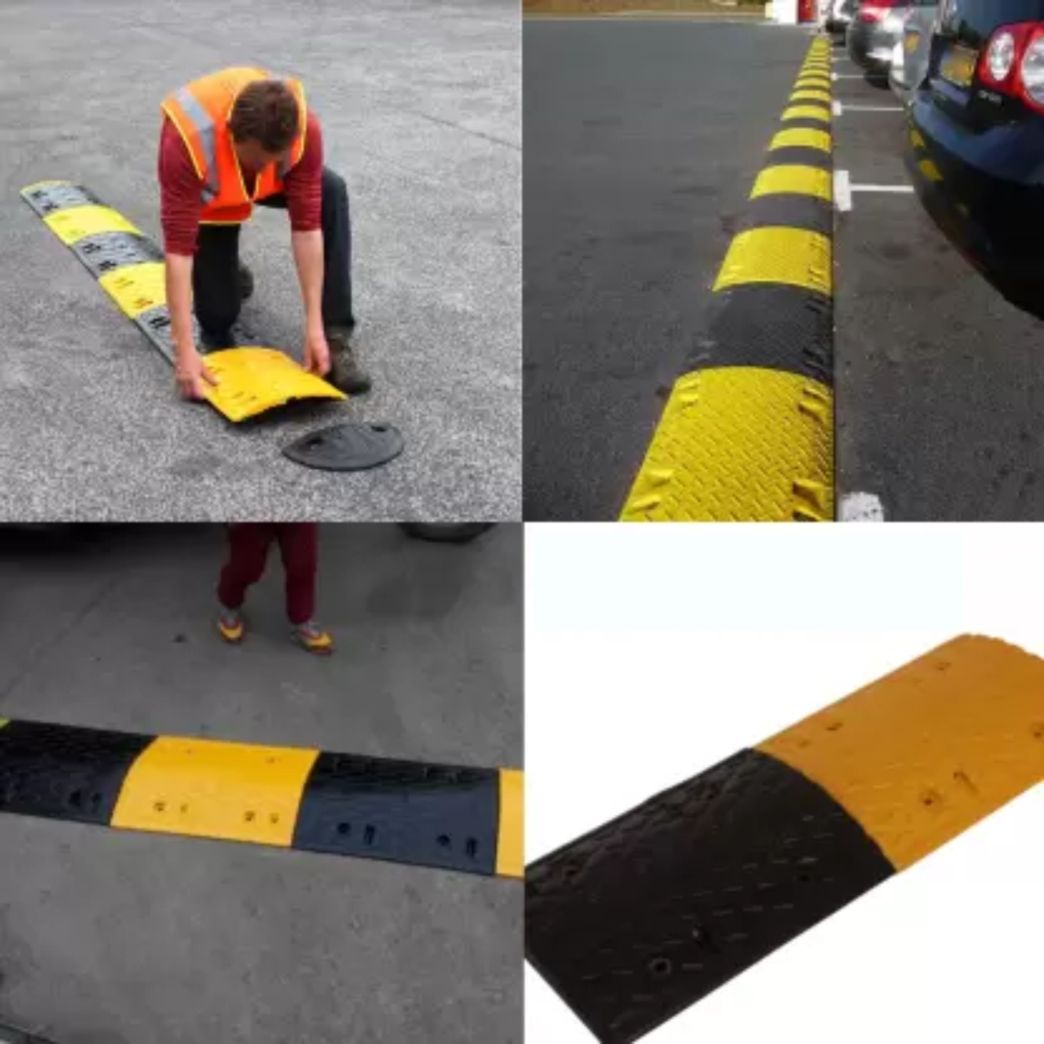Being Safe Rubber Speed Breaker Yellow_4