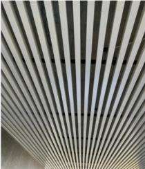 DMC Baffle White Aluminium False Ceiling 50 x 30 mm_0