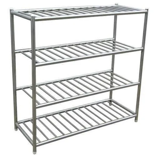 SR Iron Angle Frame 4 Layers Industrial Racks 10 ft 1800 x 900 mm_0