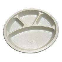 Paper Disposable Plates Round 4 - 14 inch White_0