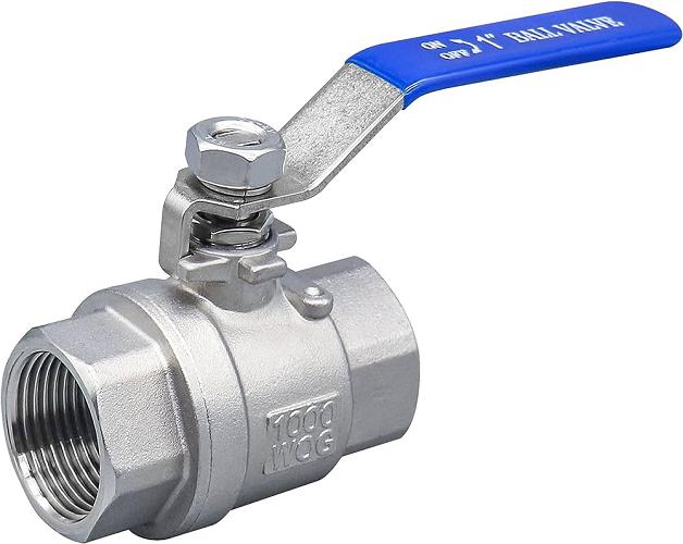 RTC 1 inch Actuator Cast Iron Ball Valves Threaded_2