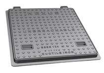 NEXUS Solid Top Manhole Cover Ductile Iron Epoxy Painted 450 x 450 mm_0