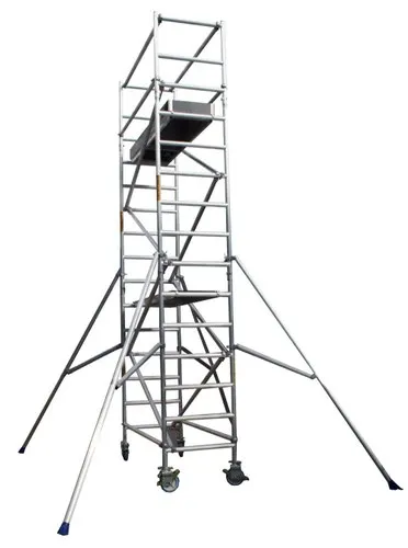 Nayshaa 3 m Roller Mounted Stairway Type Scaffolding Tower 1800 x 850 mm 250 kg_0