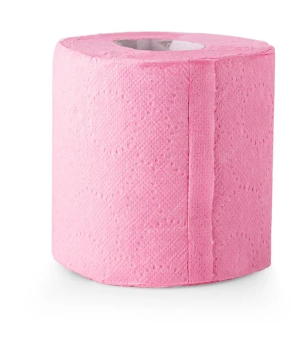 DC Facial Tissue Paper Roll Plain 10 x 10 inch Pink_0