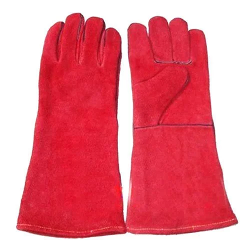 Industrial Leather Safety Gloves 10 inch_0
