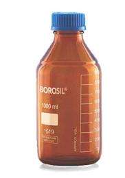 BOROSIL 1000 mL Round Amber Glass Bottle_0