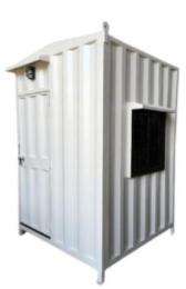 CM Steel 7 ft Portable Security Cabin_0
