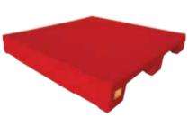 White Plaast Plastic Two Way 1000 x 1000 x 150 mm Pallets_0