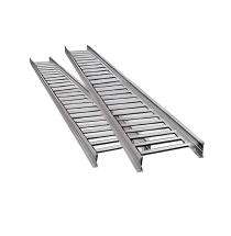 Galvanized Iron Ladder Cable Trays 200 mm 100 mm 1.5 mm_0