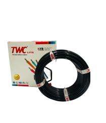 TWC 0.75 sqmm FR LITE Electric Wire Black 45 m_0