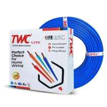 TWC 0.75 sqmm FR LITE Electric Wire Blue 180 m_0