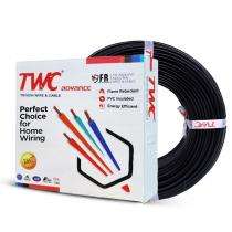 TWC 0.75 sqmm FR ADVANCE Electric Wire Black 90 m_0