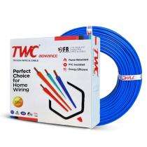 TWC 0.75 sqmm FR ADVANCE Electric Wire Blue 90 m_0