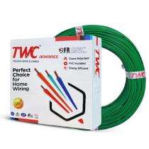 TWC 0.75 sqmm FR ADVANCE Electric Wire Green 90 m_0