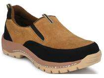 ADZON 2282 Suede Leather Steel Toe Safety Shoes Tan_0