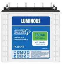 LUMINOUS PC18042TT Tall Tubular 8 - 12 V 150 Ah Lead Acid Batteries_0