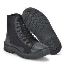 Telish Canvas Steel Toe Safety Shoes Black_0