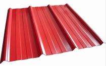 AMNS Double Ribbed Trapezoidal PPGI Roofing Sheet_0