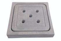 DT Chamber Manhole Cover Concrete Smooth 500 x 500 mm_0