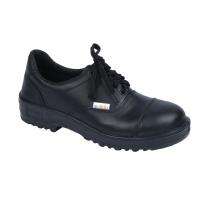 L&T SuFin Brand - Solido Olympus SF09 Barton Leather Steel Toe Safety Shoes Black_0