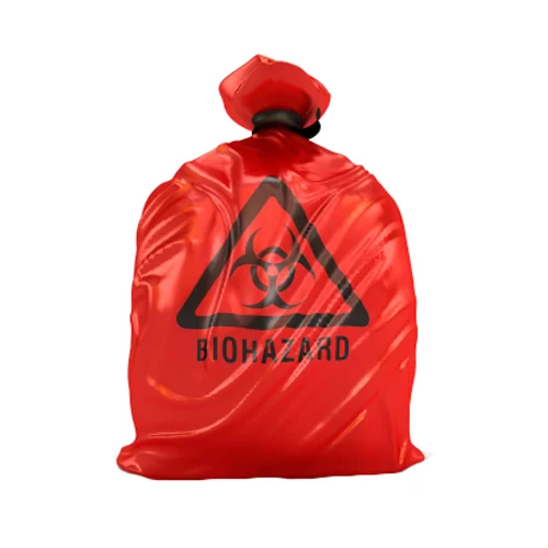 Polypropylene Biomedical Waste Bags 30 L 1 mm Red_0
