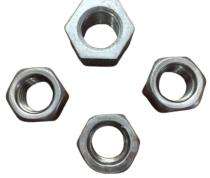 SKI 10 mm Hexagon Head Nuts Mild Steel 4.6 Galvanized DIN 601_0