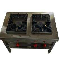 Jindal GS01 2 Burners Commercial Gas Stove Stainless Steel Grey_0
