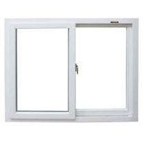 Vista Sliding 2 Track 2 Panel White uPVC Window 6 x 4 ft_0