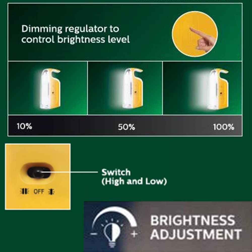 PHILIPS 919215850992 LED Rechargeable Lantern Emergency Light Unit 4 hr Table Top_2