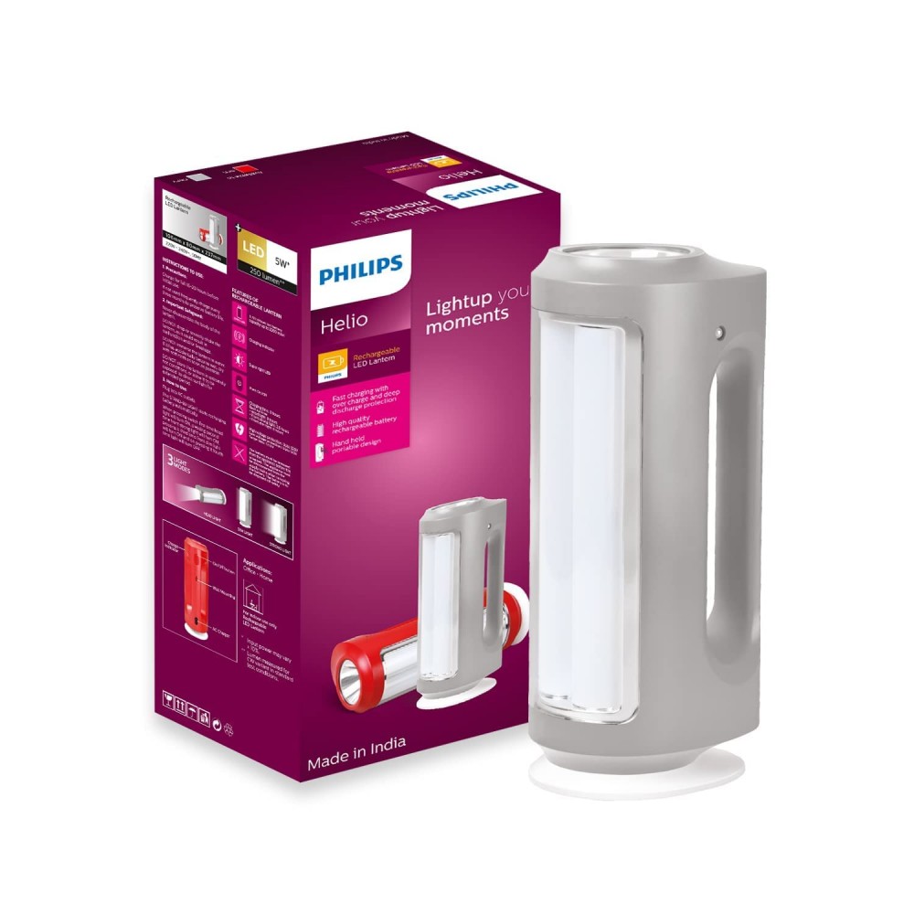 PHILIPS 919215850994 LED Rechargeable Lantern Emergency Light Unit 4 hr Table Top_1