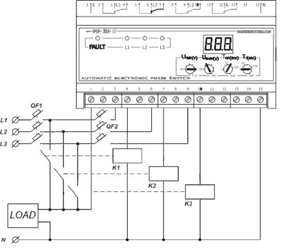Novatek-Electro PEF-319 30 A Changeover Switches_3