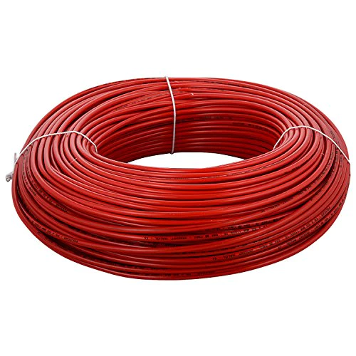 Finolex 2.5 sqmm FR Electric Wire Red 90 m_0