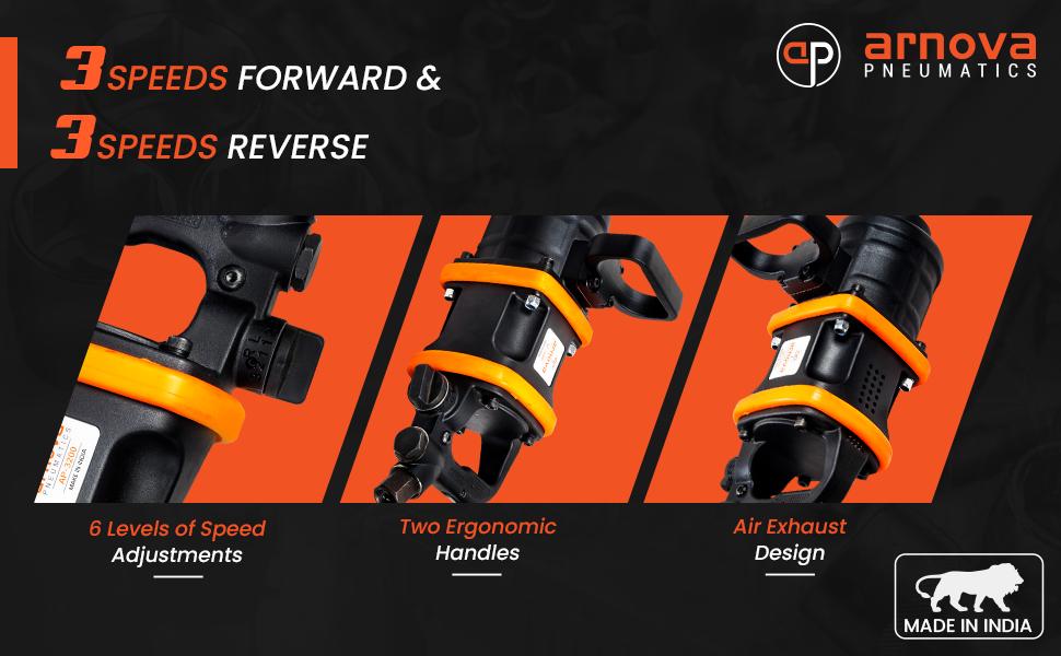 Arnova 48 mm Pneumatic Impact Wrenches AP-3200 3200 Nm_4