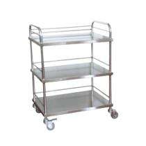 MS Instrument Trolley Stainless Steel 650 x 460 x 1000 mm_0