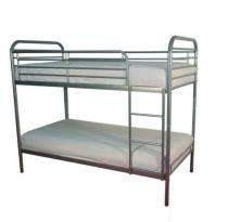 Decor-x Stainless Steel 2 Tier Hostel Bed 77 x 36 x 18 inch White_0