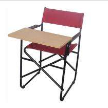 Decor-x Metal Red Student Flap Chair 16.11 x 18.86 x 29.08 inch_0