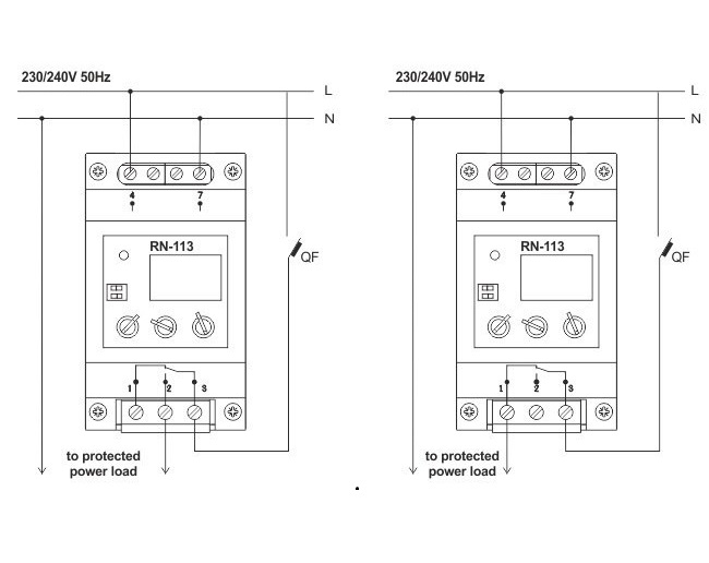 Novatek-Electro RN-113 Single Phase 32 A Voltage Monitoring Relay_2