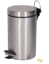 Pedal Bins Silver 5 L Stainless Steel_0