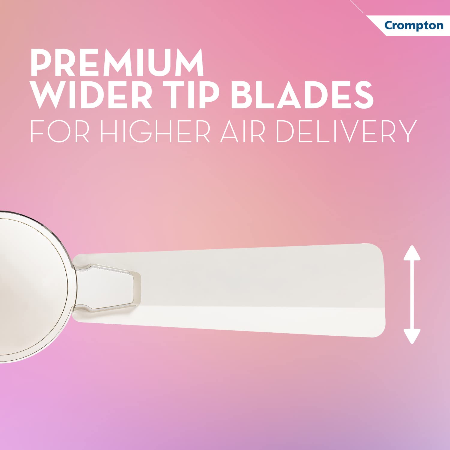 Crompton Aura 2 Prime Antidust 1200 mm 3 Blades 55 W Pearl White Chrome Ceiling Fans_3